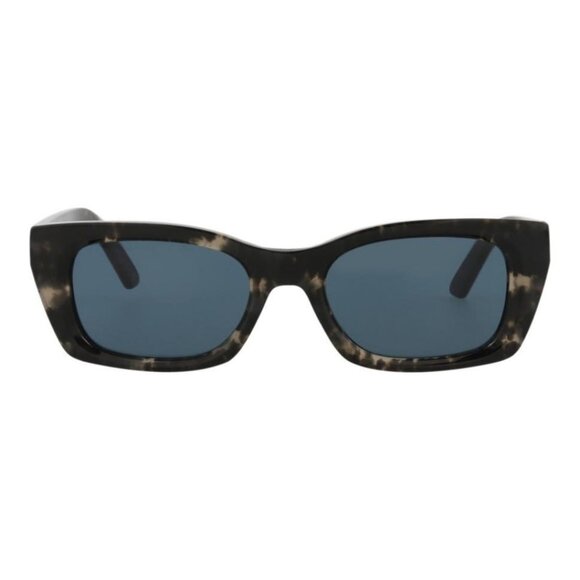 Dior Womens Square/Rectangle Havana Havana Blue Fashion Designer Eyewear - Picture 1 of 4